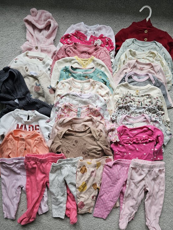 Other - 34pc baby girl clothing 0-3 month onesie footie sweater pants vest zara